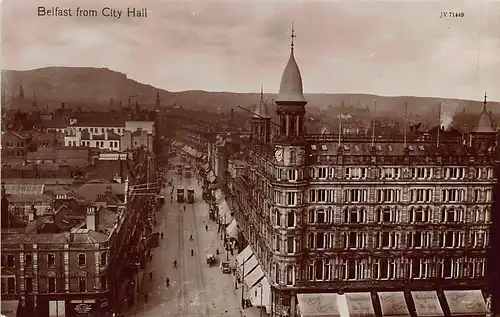 Nordirland: Belfast - View from the City Hall ngl 146.830