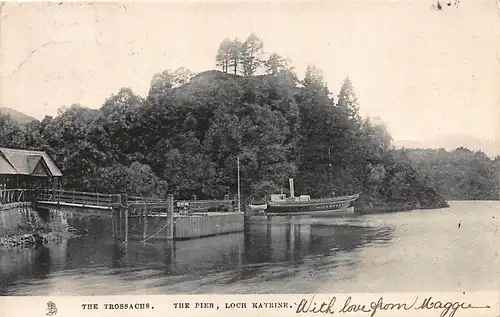 Schottland: Loch Katrine - The Trossachs and Pier gl1904 146.848