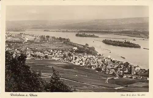 Rüdesheim am Rhein Panorama ngl D1497