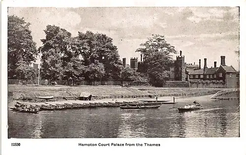 England: London Hampton Court Palace from the Thames ngl 147.535
