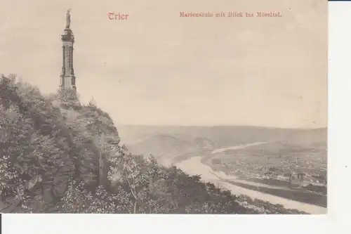 Trier Mariensäule mit Blick ins Moseltal ngl 218.741