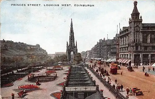 Schottland: Edinburgh - Princes Street gl1927 146.885