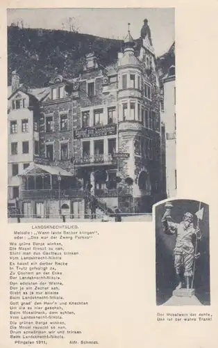 Cochem a.d. Mosel Hotel zum Landsknecht Lied ngl 218.812
