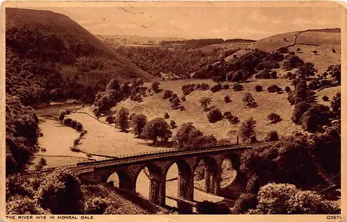 England: River Wye in Monsal Dale gl1955 146.667