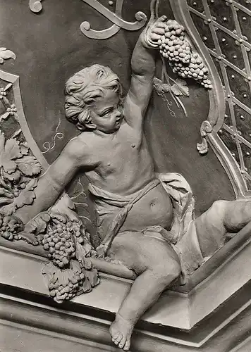 Zisterzienserabtei Eberbach Rheingau Putto mit Weintrauben ngl D7175