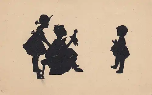 Silhouette Puppenspiel ngl D4235