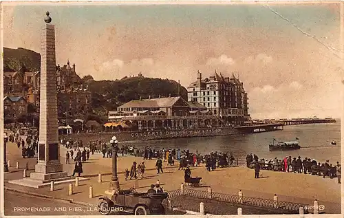 Wales: Llandudno - Promenade and Pier ngl 146.941