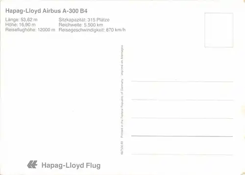 Hapag-Lloyd Airbus A-300 B4 ngl 151.720