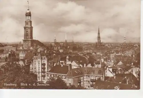 Hamburg Blick von der Seewarte gl1930 218.675