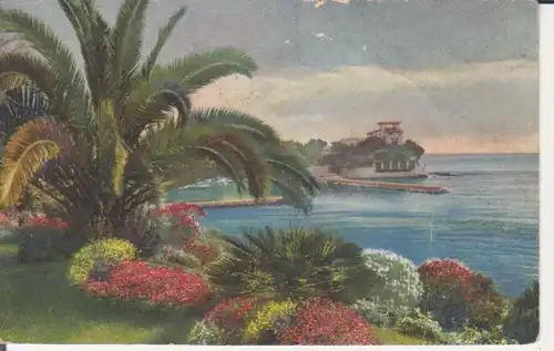 Beaulieu sur Mer - Palmengarten mit Blick auf Meer ngl 222.324