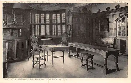 England: Bolton Hall-I'TH'-Wood Museum Norris Wing Withdrawing room ngl 147.167