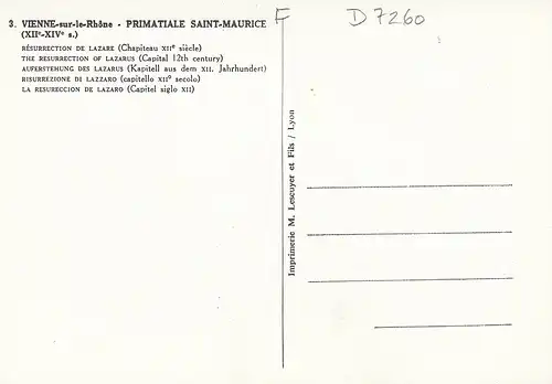 Vienne-sur-le-Rhône Résurrection de Lazare ngl D7260