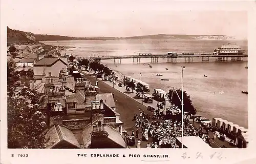 Isle of Wight - Shanklin, The Esplanade and Pier gl1913 147.021