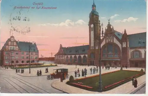 Krefeld Hauptbahnhof mit Hauptzollamt gl1920 219.255