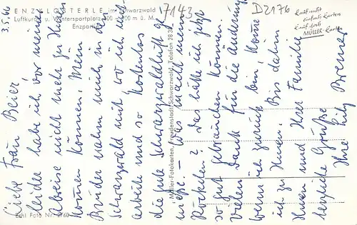 Enzklösterle Schwarzwald Enzpartie ngl D2176