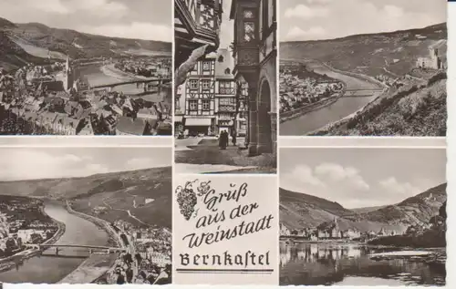 Bernkastel a.d. Mosel Teilansichten gl1954 218.807