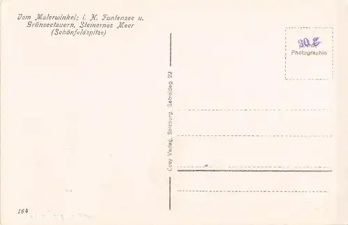 Königssee - Funtensee u. Grünseetauern, Steinernes Meer ngl 153.283