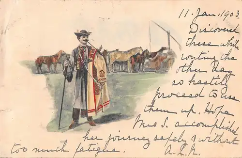 Ungarischer Pferdehirt gl1903 149.886