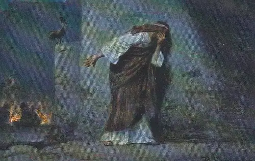 ROB.LEINWEBER Bibel Petri Verleugnung ngl D4681