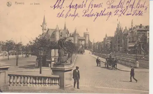 Antwerpen Le Steen feldpglca.1915 218.593