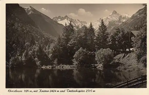 Christlessee bei Oberstdorf mit Kratzer und Trettachspitze ngl D2279