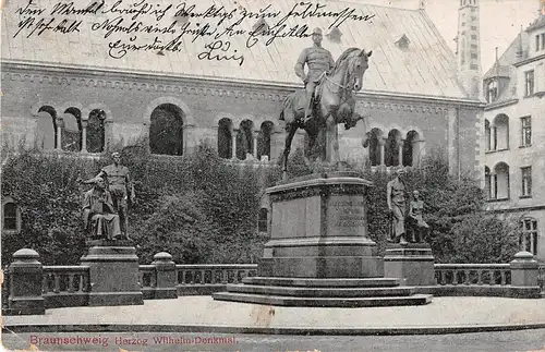 Braunschweig Herzog Wilhelm-Denkmal gl1908 153.632