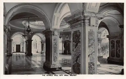Nordirland: Belfast - City Hall, The Marble Hall ngl 146.825