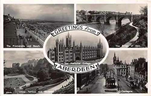 Schottland: Aberdeen - 5 Views gl1956 146.837