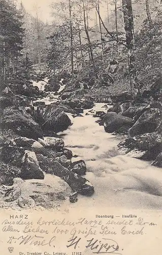 Harz Ilsenburg Ilsefälle gl1908 D1412