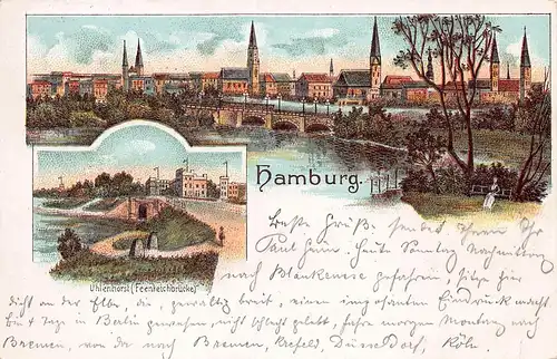 Hamburg Uhlenhorst Feenteichbrücke gl1902 149.206