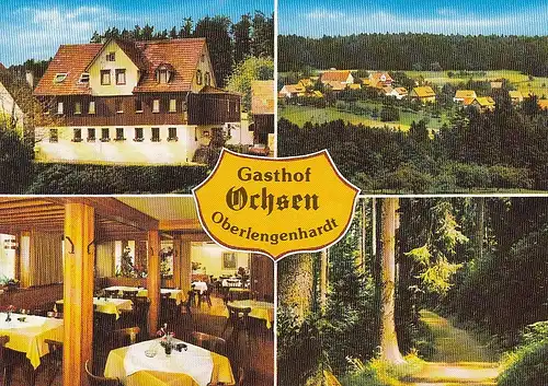 Schömberg-Oberlengenhardt Schwarzwald Gasthof Ochsen ngl D1788