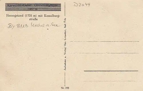 Herzogstand mit Kesselbergstrasse ngl D2044