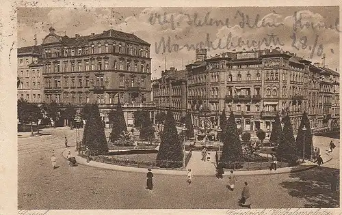 Cassel Friedrich-Wilhelm-PLatz glum 1910? D2053