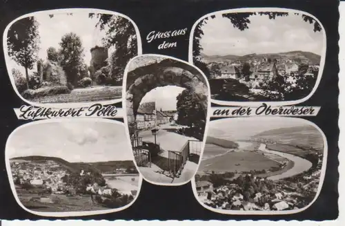 Polle Oberweser 5 Ansichten gl1962 222.531