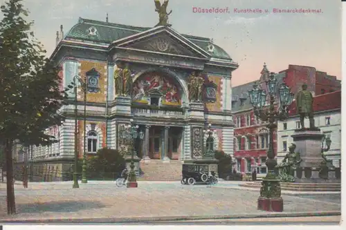 Düsseldorf Kunsthalle Bismarckdenkmal feldpgl1914 219.868