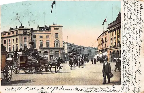 England: London Piccadilly Circus Regent Street gl1901 147.418