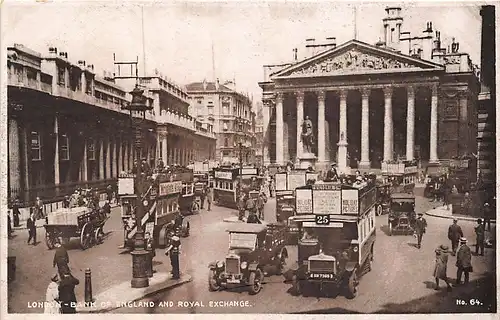 England: London Bank of England and Royal Exchange ngl 147.436