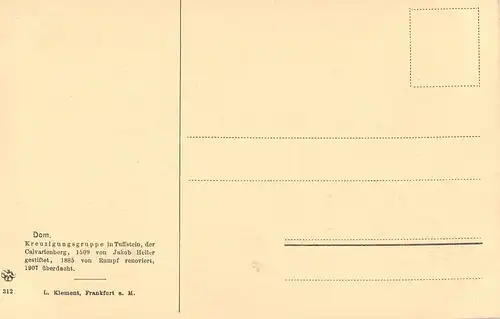 Frankfurt a. M. Kreuzigungsgruppe am Dom ngl 151.969