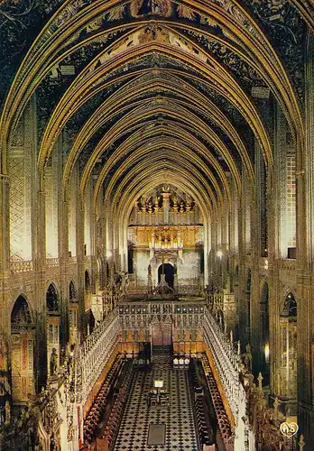 Albi (Tarn) La Basilique Ste.Cécile, Intérieur ngl D2271