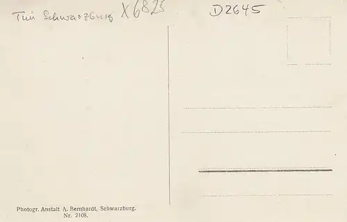 Das Schwarzatal mit Schweizerhaus nahe Schwarzburg ngl D2645