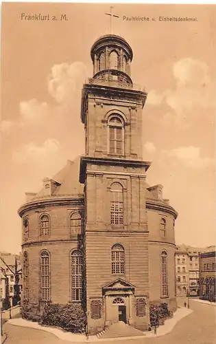 Frankfurt a. M. Paulskirche und Einheitsdenkmal ngl 151.991