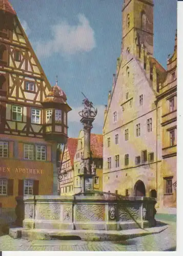 Rothenburg o.T. St. Georgsbrunnen gl1970 222.674