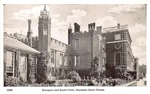 England: London Hampton Court Palace Orangery and South Front ngl 147.541