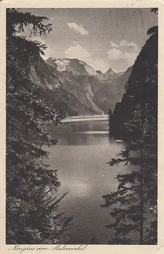 Königssee vom Malerwinkel gl1928 D2295