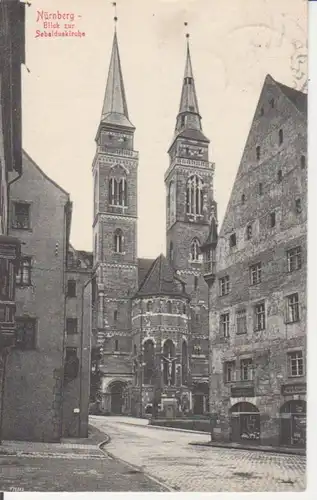 Nürnberg Blick zur Sebalduskirche gl19? 219.616