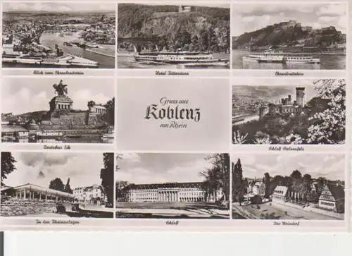 Koblenz am Rhein Mehrbildkarte gl1961 222.763