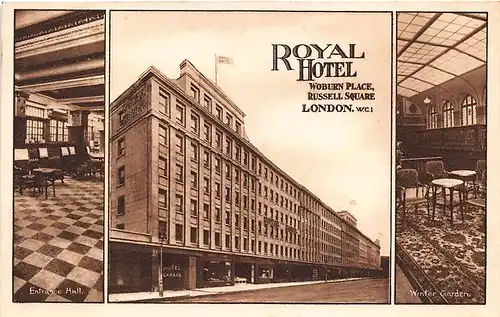 England: London Royal Hotel Woburn Place Russell Square ngl 147.471