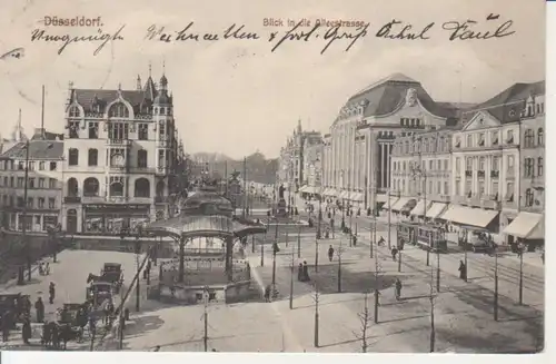 Düsseldorf Blick in die Alleestraße gl1911 219.234