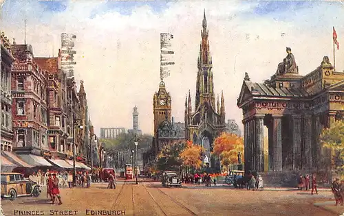 Schottland: Edinburgh - Princes Street gl1938 146.884