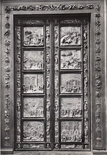 Firenze Batt. di S.Giovanni Bronzetür Pforte des Paradieses ngl D6062